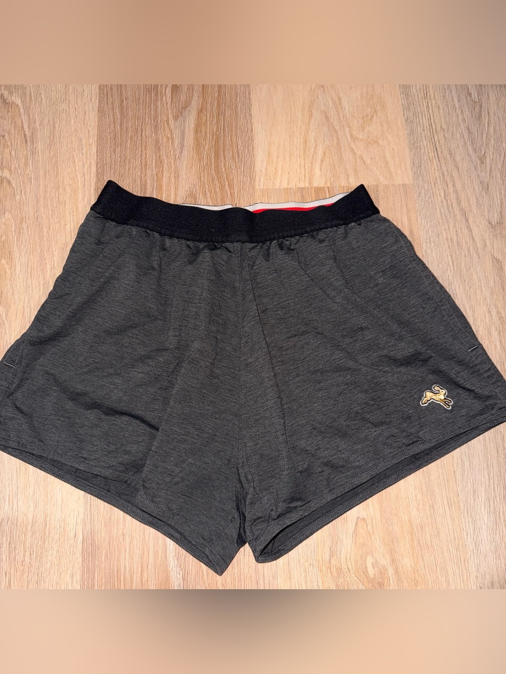Tracksmith Heathered Gray Running Shorts - Best for Small